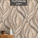 کاغذ دیواری کلاسیک طرح برگ