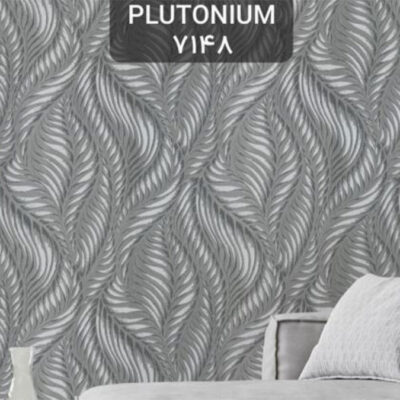 کاغذ دیواری برگ طوسی