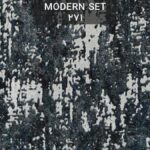 کاغذ دیواری پذیرایی سرمه ای سفید