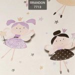 کاغذ دیواری کودک عروسک