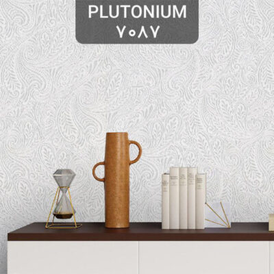 کاغذ دیواری کلاسیک طوسی