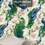 کاغذ دیواری کلاسیک طاووس