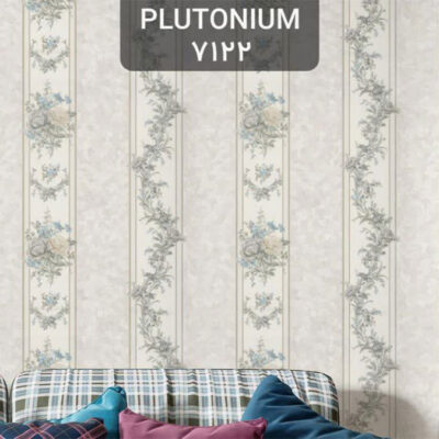 کاغذ دیواری کلاسیک گل کرمی