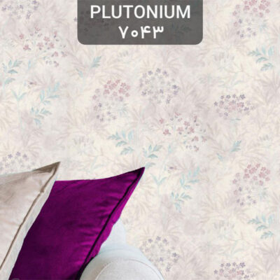 کاغذ دیواری برگ آبی