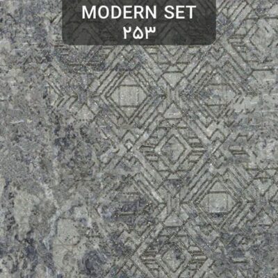 کاغذ دیواری پذیرایی هندسی