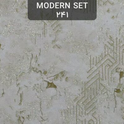 کاغذ دیواری پذیرایی هندسی اکلیلدار