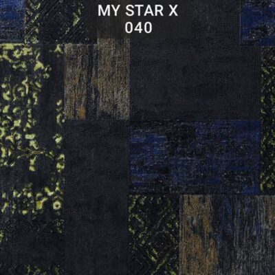 کاغذ دیواری نئوکلاسیک مشکی طلایی