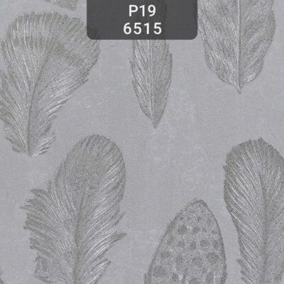 کاغذ دیواری نئوکلاسیک پر نقره ای