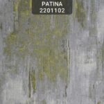 کاغذ دیواری پتینه یاسی طلایی