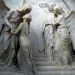 پوستر دیواری مجسمه فروشگاه قلعه کاغذ دیواری