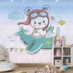 پوستر دیواری پسرانه فروشگاه قلعه کاغذ دیواری