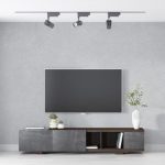 پوستر دیواری پشت تلویزیون فروشگاه قلعه کاغذ دیواری