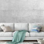 پوستر دیواری طرح بتن فروشگاه قلعه کاغذ دیواری