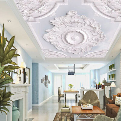 پوستر دیواری سقفی فروشگاه قلعه کاغذ دیواری