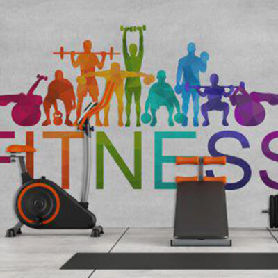 پوستر دیواری ورزشی فروشگاه قلعه کاغذ دیواری