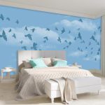 پوستر دیواری ابر و آسمان فروشگاه قلعه کاغذ دیواری