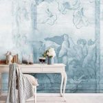 پوستر دیواری نقاشی فروشگاه قلعه کاغذ دیواری