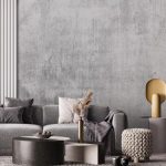 پوستر دیواری طرح بتن فروشگاه قلعه کاغذ دیواری