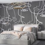 پوستر دیواری چهره و فشن فروشگاه قلعه کاغذ دیواری