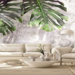 پوستر دیواری برگ فروشگاه قلعه کاغذ دیواری