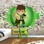 پوستر دیواری بن تن فروشگاه قلعه کاغذ دیواری