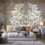 پوستر دیواری داماسک فروشگاه قلعه کاغذ دیواری