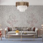 پوستر دیواری داماسک فروشگاه قلعه کاغذ دیواری