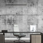 پوستر دیواری طرح بتن فروشگاه قلعه کاغذ دیواری