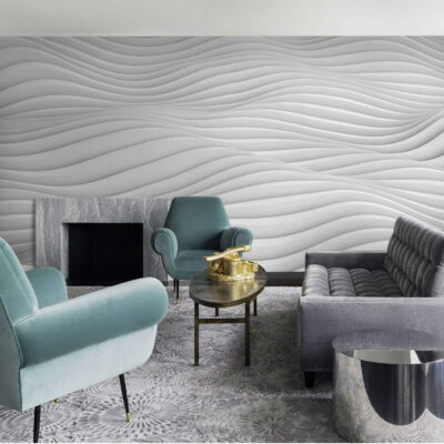 پوستر دیواری سه بعدی فروشگاه قلعه کاغذ دیواری