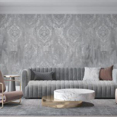 پوستر دیواری داماسک فروشگاه قلعه کاغذ دیواری