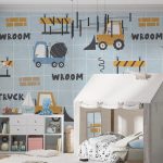 پوستر دیواری ماشین فروشگاه قلعه کاغذ دیواری