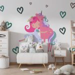 پوستر دیواری کودک فروشگاه قلعه کاغذ دیواری