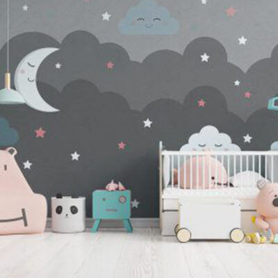 پوستر دیواری آسمان فروشگاه قلعه کاغذ دیواری