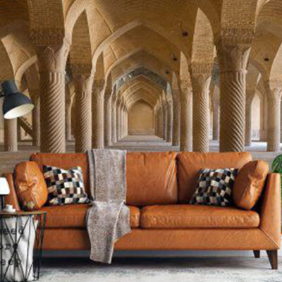 پوستر دیواری شهر و ساختمان فروشگاه قلعه کاغذ دیواری