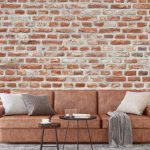 پوستر دیواری طرح آجر فروشگاه قلعه کاغذ دیواری