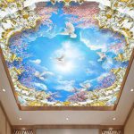 پوستر دیواری سقفی فروشگاه قلعه کاغذ دیواری