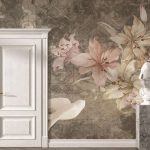 پوستر دیواری گل فروشگاه قلعه کاغذ دیواری