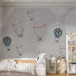 پوستر دیواری کودک فروشگاه قلعه کاغذ دیواری