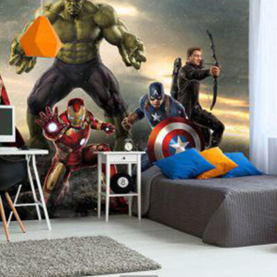 پوستر دیواری کودک فروشگاه قلعه کاغذ دیواری