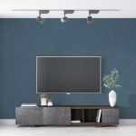 پوستر دیواری پشت تلویزیون فروشگاه قلعه کاغذ دیواری