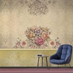 پوستر دیواری گل فروشگاه قلعه کاغذ دیواری