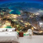 پوستر دیواری کهکشان فروشگاه قلعه کاغذ دیواری