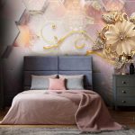 پوستر دیواری گل فروشگاه قلعه کاغذ دیواری