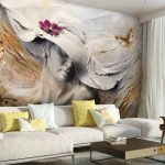 پوستر دیواری مجسمه فروشگاه قلعه کاغذ دیواری