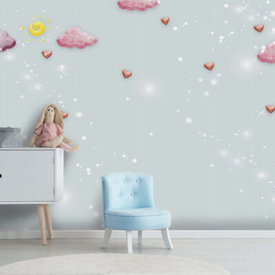 پوستر دیواری آسمان فروشگاه قلعه کاغذ دیواری