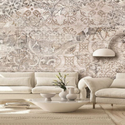 پوستر دیواری داماسک فروشگاه قلعه کاغذ دیواری