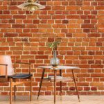 پوستر دیواری طرح آجر فروشگاه قلعه کاغذ دیواری