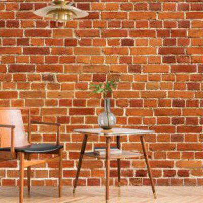 پوستر دیواری طرح آجر فروشگاه قلعه کاغذ دیواری