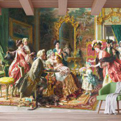 پوستر دیواری رنسانس فروشگاه قلعه کاغذ دیواری