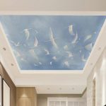 پوستر دیواری سقفی فروشگاه قلعه کاغذ دیواری